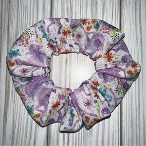$7ea or 3/$15 purple unicorn floral hair scrunchie new